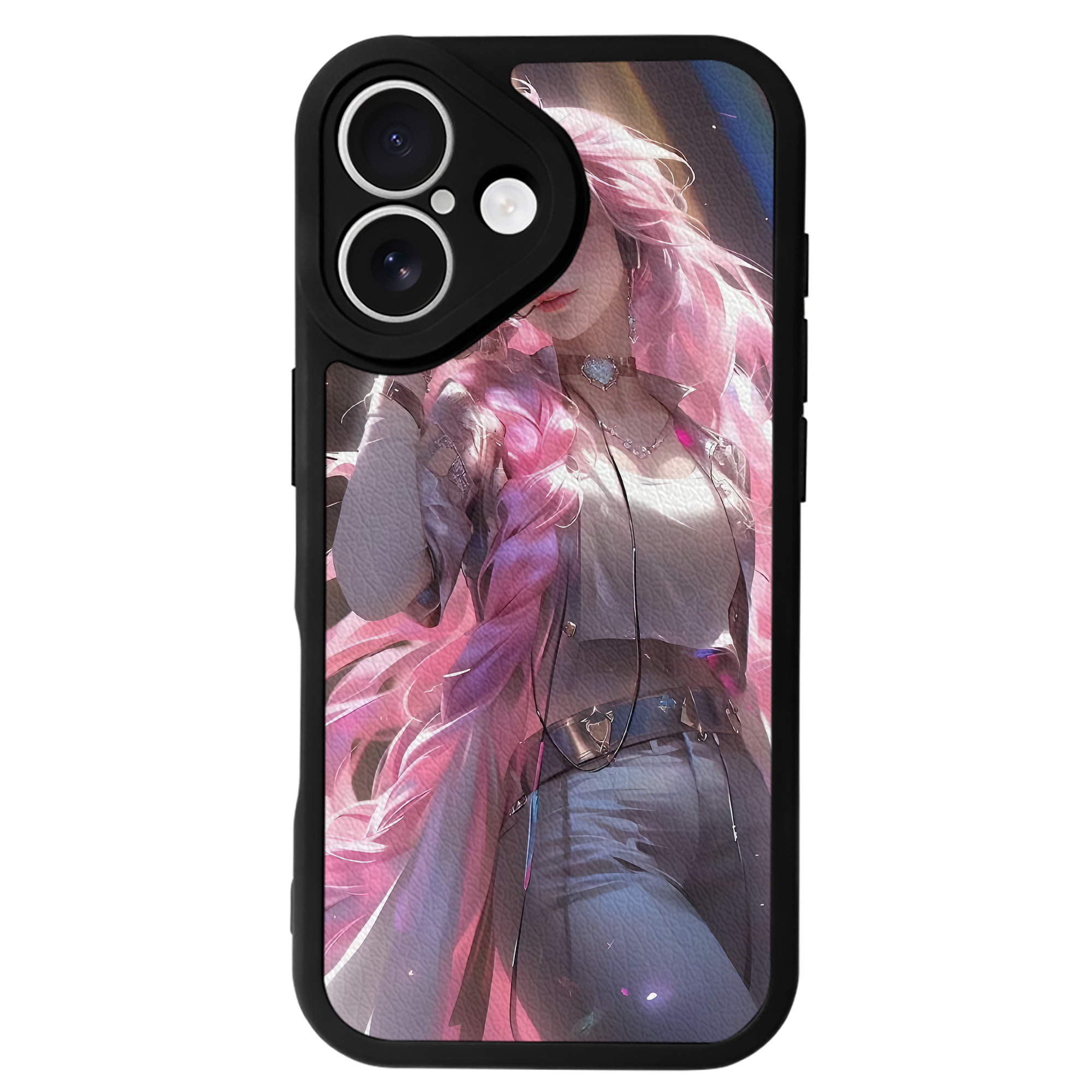 （画像用） リーグ・オブ・レジェンド League of Legends LOL 【iPhone 16シリーズ対応】シリコンスマホケース（レザー調） 材質：シリコン